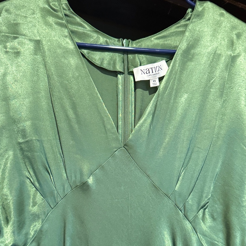 Nation LTD Green Midi Dress